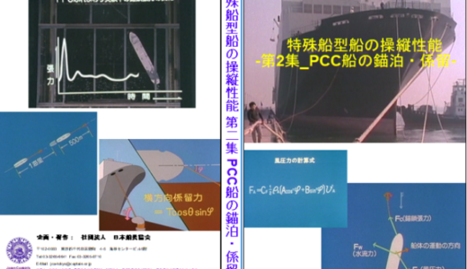 特殊船型船の操縦性能 第2集 PCC船の錨泊・係留